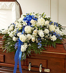Sympathy Standing Sprays & Wreaths Blue