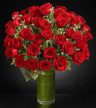 Luxury Red Rose Bouquet - 48 Stems