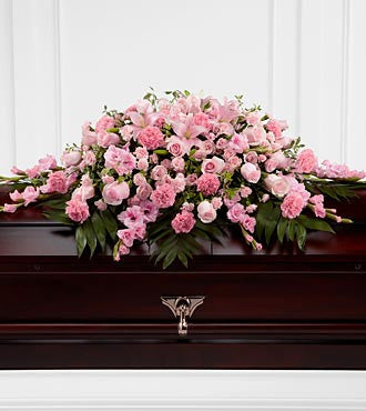 Sympathy Pastel Funeral Sprays & Wreaths
