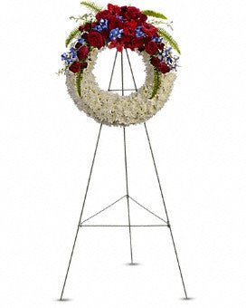 Sympathy Standing Sprays & Wreaths Blue