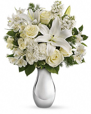Teleflora's Shimmering White Bouquet