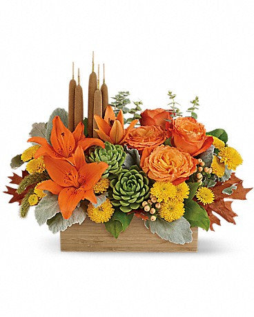 Teleflora's Fall Bamboo Garden