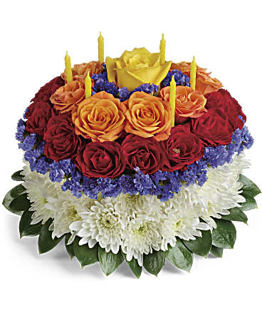 Your Wish Is Granted Birthday Cake Bouquet