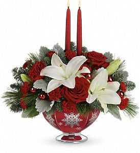Silver and Joy Centerpiece